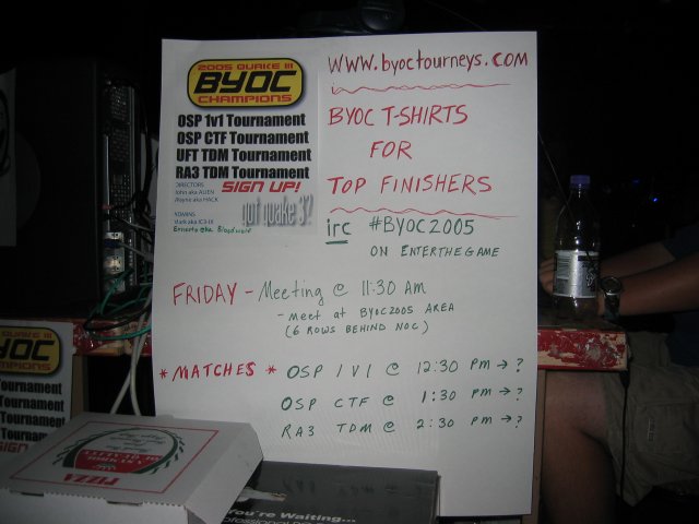 Alien and Hack ran a number of BYOC tournaments. (qc052005.jpg, 640w x 480h )