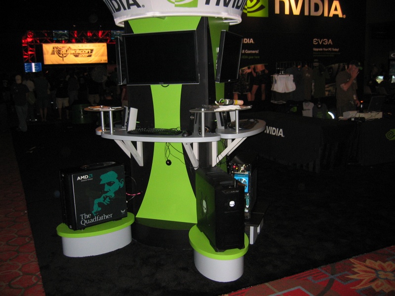 nVidia had the largest booth by far with lots of computers … (qc071047.jpg, 800w x 600h )