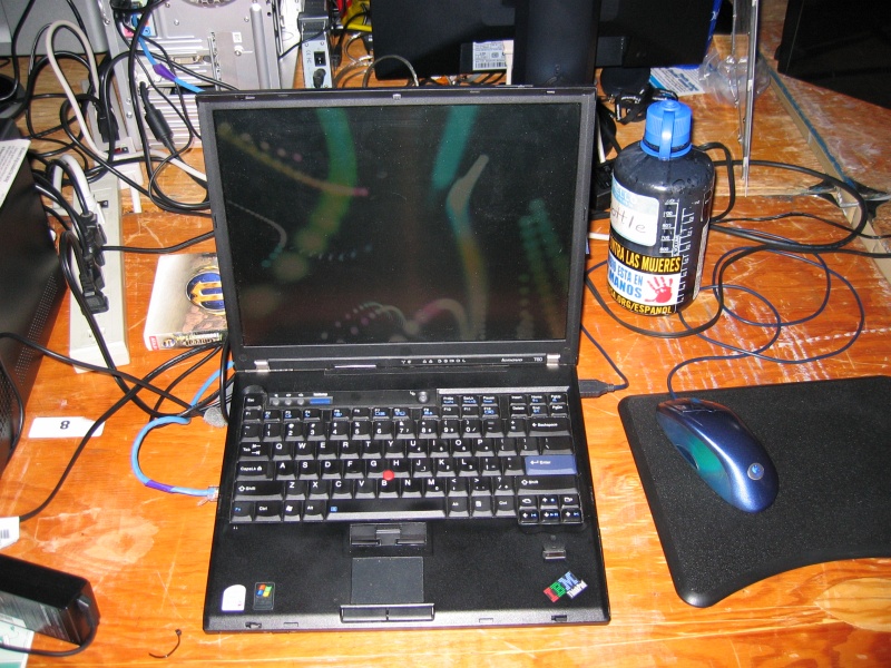 There was even a Thinkpad T60 laptop in the BYOC. (qc072036.jpg, 800w x 600h )