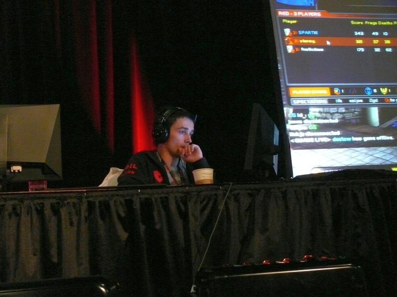 Cooller prepares himself for the 1v1 Masters Tournament finals. (qc100047.jpg, 800w x 600h )